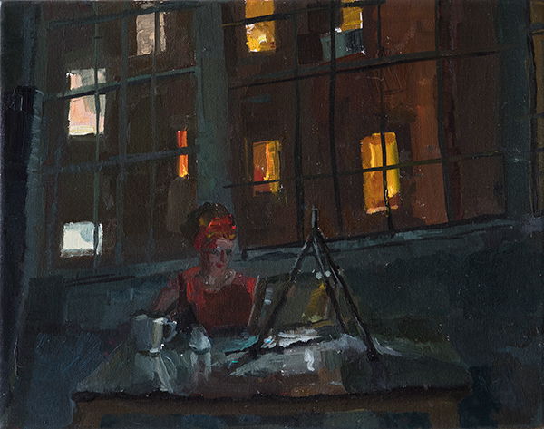 My Night Studio, facing Norfolk