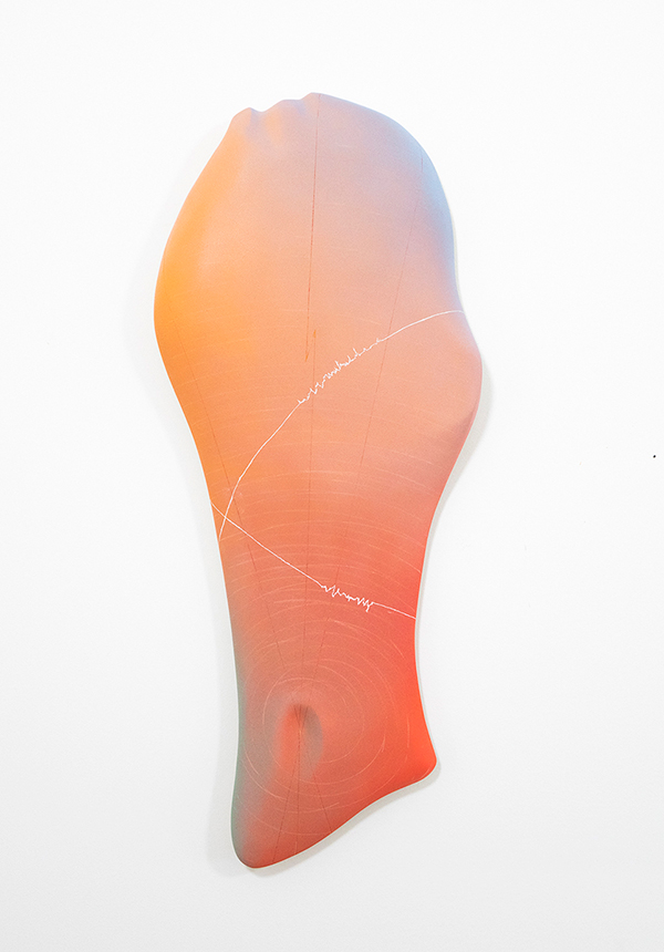 Pulling on my big toenail – they were thick and I could feel it tugging on the inside of my bellybutton.