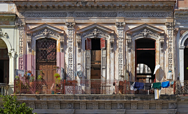 Balcony on Paseo del Prado, Havana